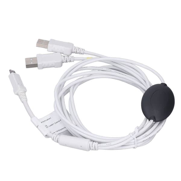 DCSD USB Flash Engineering-kabel sanntidsdeteksjon mobiltelefontestledning for iPhone 6S X svart