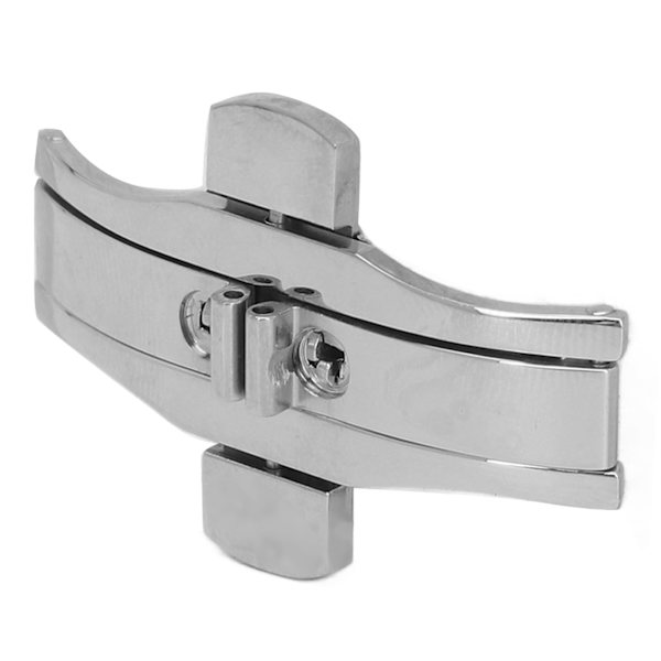 Folding Extension Buckle Quick Release Universal Solid 304 Stainless Steel Watch Band Push Button Clasp