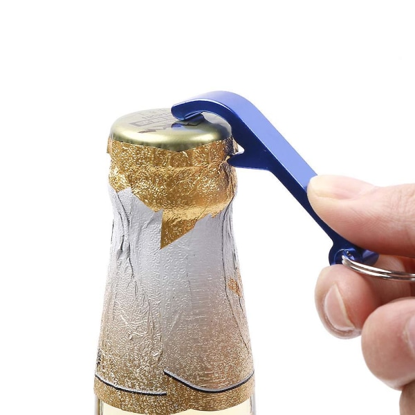 8 st Ölflasköppnare Nyckelring Klassiska Mini Flasköppnare Nycklar