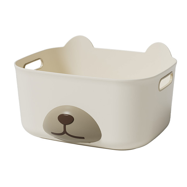 Desktop Storage Box Plastic Home Tidy Open Storage Bin for Cosmetics Paper