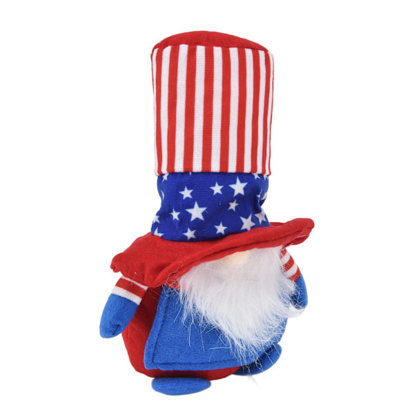 Plysch Gnome Doll Ansiktslös rund hög hatt Barn present dvärgdocka prydnad för soffa sovrum C förkläde