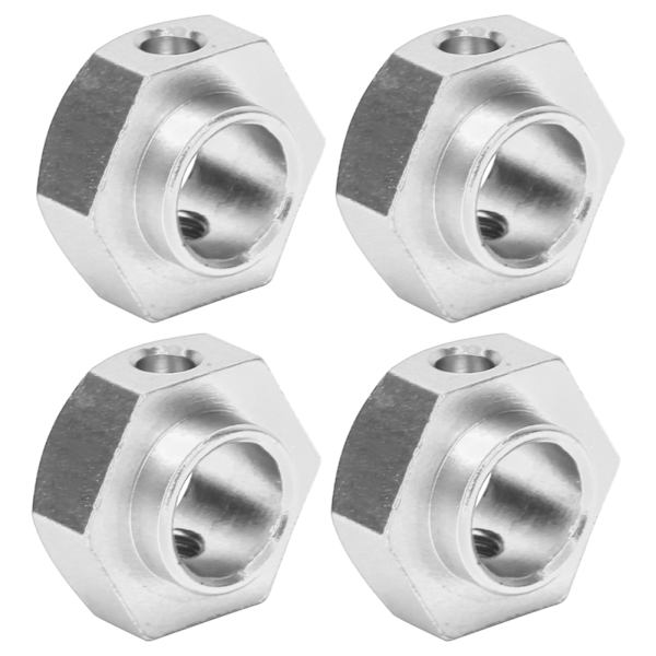 12 mm metallhjul Hexnav Adapter Fjärrkontroll Reservdelar Passar för Traxxas trx-4 RC CrawlerSilver 8269S