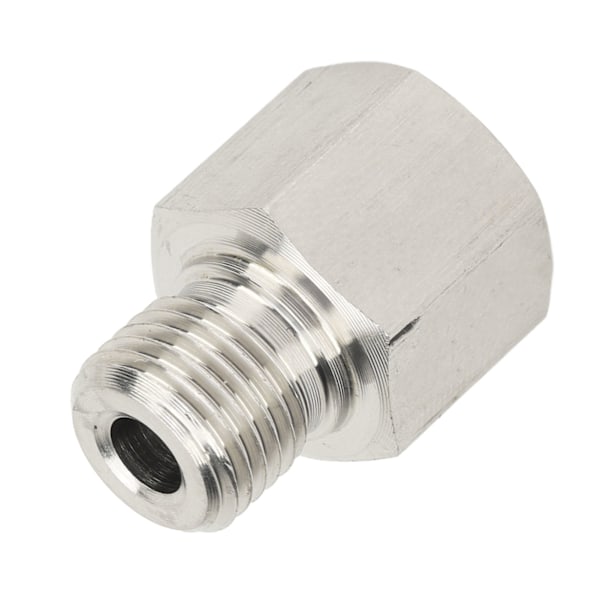 Paineanturin lähetysadapter Tiivis ruostumaton teräs 1/8in NPT naaras M10x1.0 urosadapterilla ja tiivisteellä