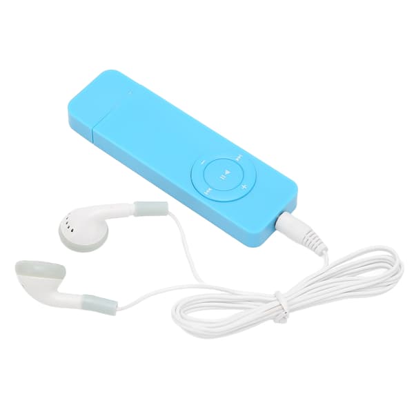 MP3-spiller Støtte for tapfritt lyd Opptil 64 GB minispiller for studenter som kjører Reise Blå
