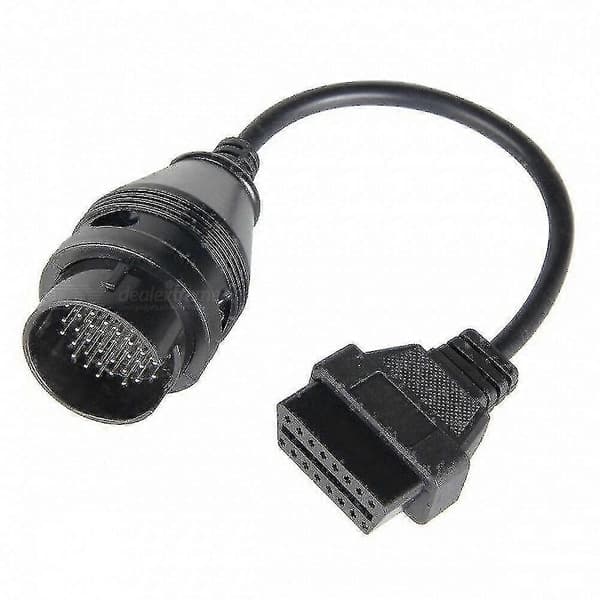 Passer Iveco 38-pin til 16-pin OBD2 diagnosekontaktkabel, skanneradapter