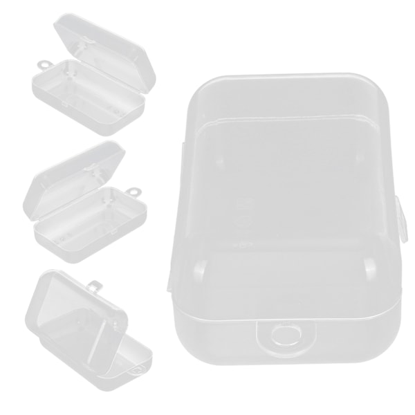 Transparent ansikts Jawline Trainer Box förvaringsväska Behållare för Jawline träningsboll L 13 x 8 x 5 cm / 5,1 x 3,1 x 2in