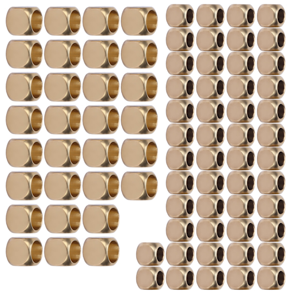5mm/6mm Avstandsperler Smykkeproduksjon DIY-armbånd Halskjede Tilbehør for perleproduksjon