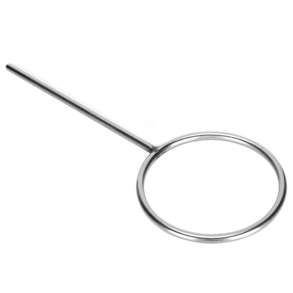 Laboratorie Støttering i Rustfrit Stål, Robust Korrosionsbestandig Laboratorieeksperiment 100mm / 3.9in