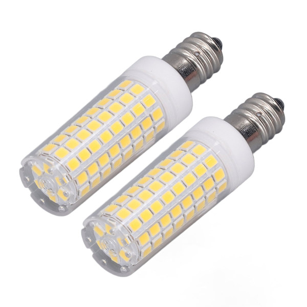 2 ST LED-majslampa 102 LED-lampor 10W Dimbar PC-keramisk energisparande E12-lampa för hembelysning AC 100 till 120V Naturligt ljus