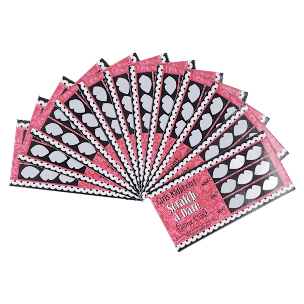 12st Truth Game Cards Scratch Off Vuxen Game Card för Single Party Parody Game Prop