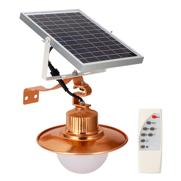 IP65 Vattentät Solar Powered Flood Light Fjärrkontroll Vägglampor för Garden Courtyard