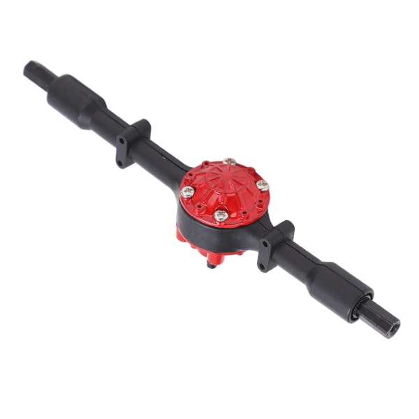 RC-kuorma-auton metalli takap sillan vaihto-osat RC-auton päivitysosia WPL D12Black Red
