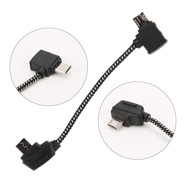 USB-kabel Anslutningskabel RC-delar Passar för MAVIC Pro Drone Fjärrkontroll Micro USB Omvänd Interface