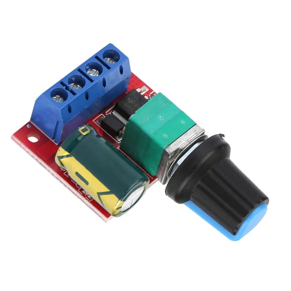 5V-28V 5A PWM DC Motor Hastighedsreguleringskontakt Controller Volt Regulator LED Lysdæmper