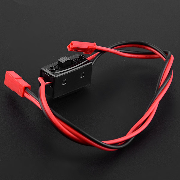 Lyskontroll ESC Strømbryter T Plugg Hane Hunn Switch Kabel for RC Modell Bil Båt Fly