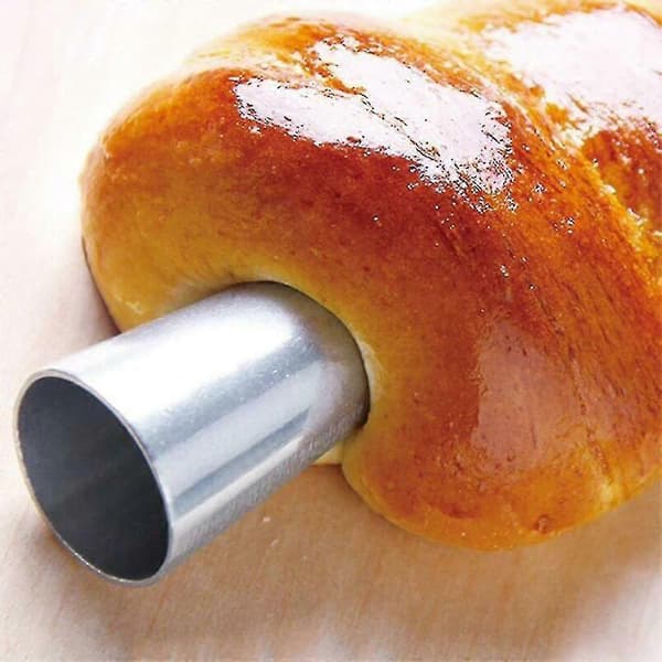 12 stk wienerbrød cremehorn kegleformede brødkageforme bageværktøj Large