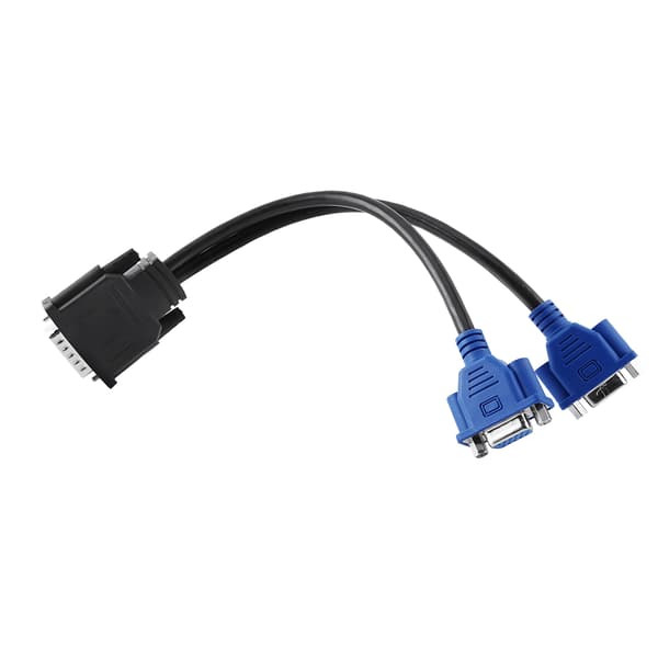 DMS-59 han til dobbelt VGA hun splitteradapterkabel til HP Dell-skærm
