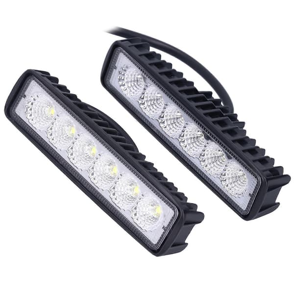 2 stk LED-arbeidslamper 18W IP67 vanntett aluminiumslegering universalmodifikasjon for bil