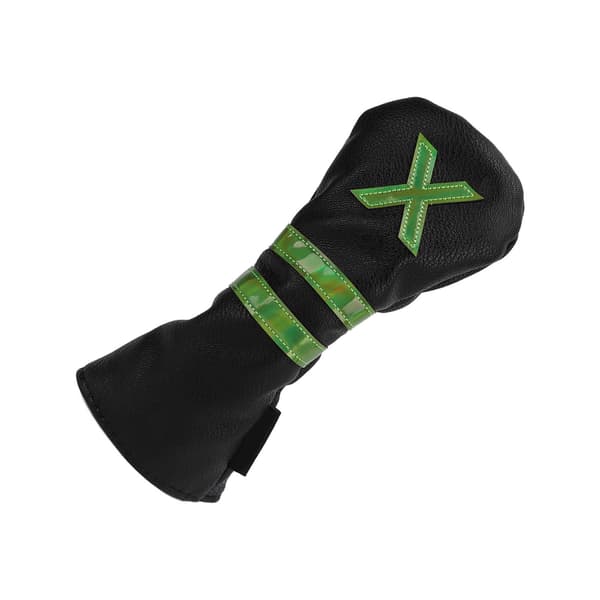 PU Waterproof Golf Head Covers Inner Thickened Plush Durable Golf Wood Head Covers Black