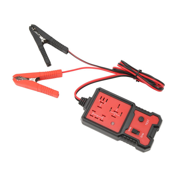 12V Bilrelétester Høy ytelse elektrisk relédetektoranalysator for 11V-15V spenningsbatteri