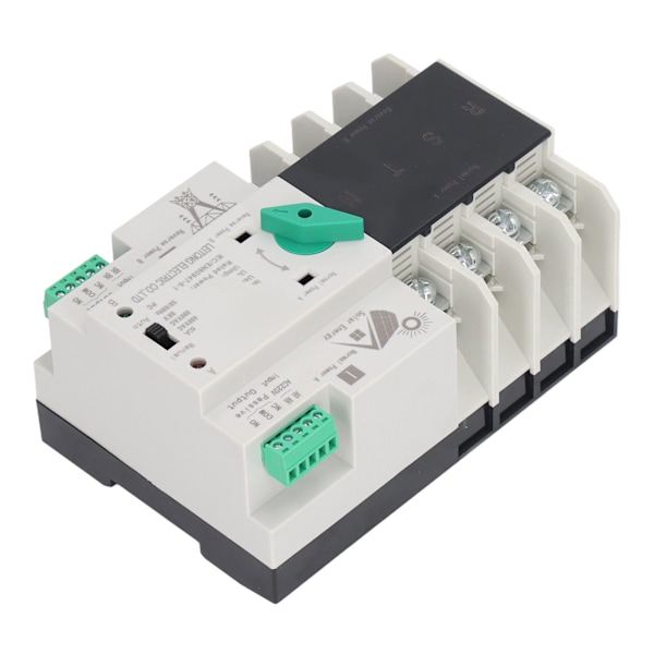 Dual Power Automatisk Transfer Switch 4P Millisecond Circuit Fast Controller PV till nät AC220V 80A