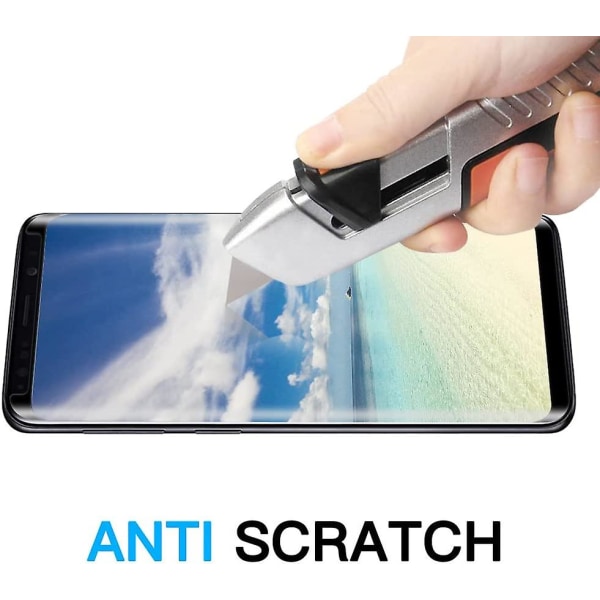Samsung Galaxy S9 skärmskydd, härdat glasfilm med full täckning Reptåligt skärmskydd