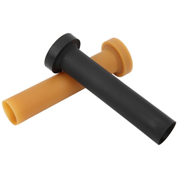 2 stk. Gummi Golf Tees Holdbare Golftræningshjælpemiddel Tee Holder Driving Range Sort Gul