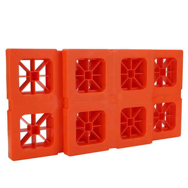 5 stk utjevningsblokker Kit Interlocking Lift AntiSlip-puter med stropp for RV Campers Trailer