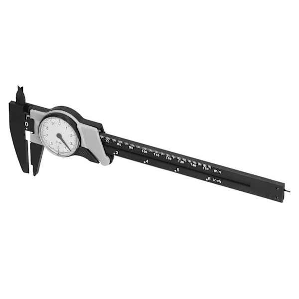 Mittari Vernier-mitta ABS 0-150 mm kannettava metrinen mittausväline laboratorioon ja kotiin