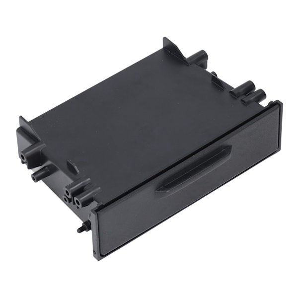 1DIN Car Radio Storage Box Multi Application ABS Black Inner Organizer Replacement for Mitsubishi