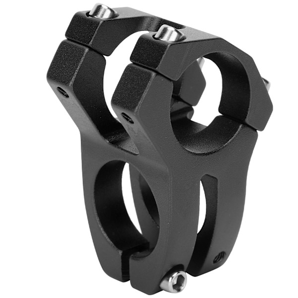 LUNJE Mountainbike Frempind Cykel Kort Styr Aluminium Legering Hul Stamme 31,8x35mm Sort