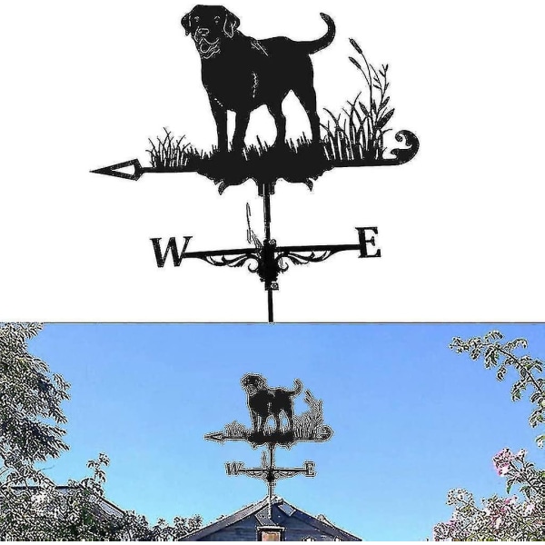 Metal Weathervane - Weathervane med hundmotiv, lätt att montera, vindtät och hållbar eagle