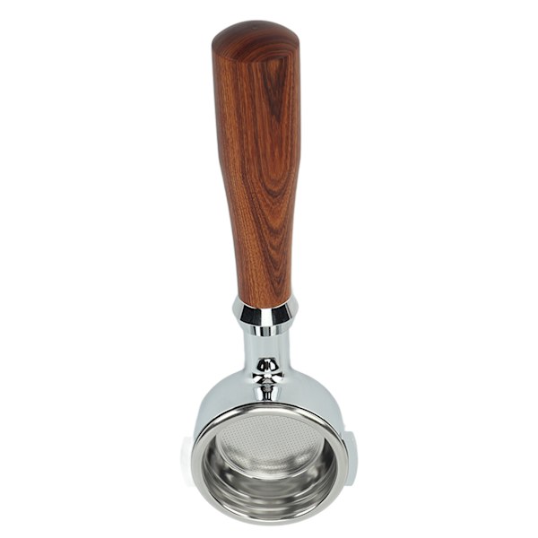 Kaffeportafilter 58 mm E61 Yksikerroksinen suodatin Pohjaton käsikäyttöinen portafilter kotikahvilaan E Classic Red Acid Branch