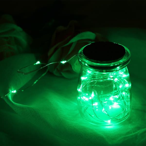 USB Light Decor Copper Wire LED String Lights for Festive Ornamental Decoration Green 5m