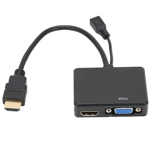 High‑Definition Multimedia Interface - High‑Definition Multimedia Interface‑VGA-muunnin, musta