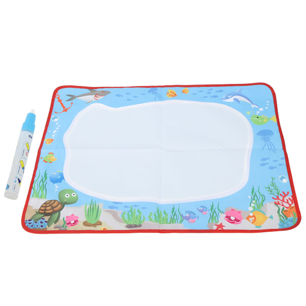 Vattenmålningsmatta Tidig utbildningsövning Eye Hand Coordination Färgglad Stor Vatten Drawing Pad Ocean