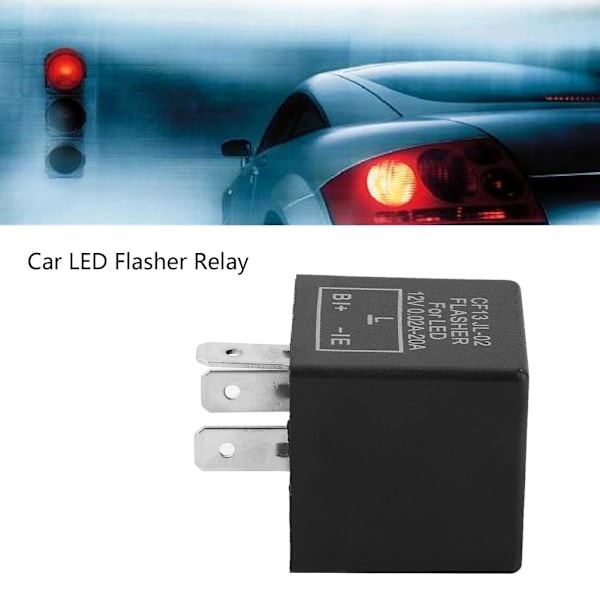 Elektronisk LED Justerbar Blinkrelais Til Blinklys FLL002 CF13 JL-02