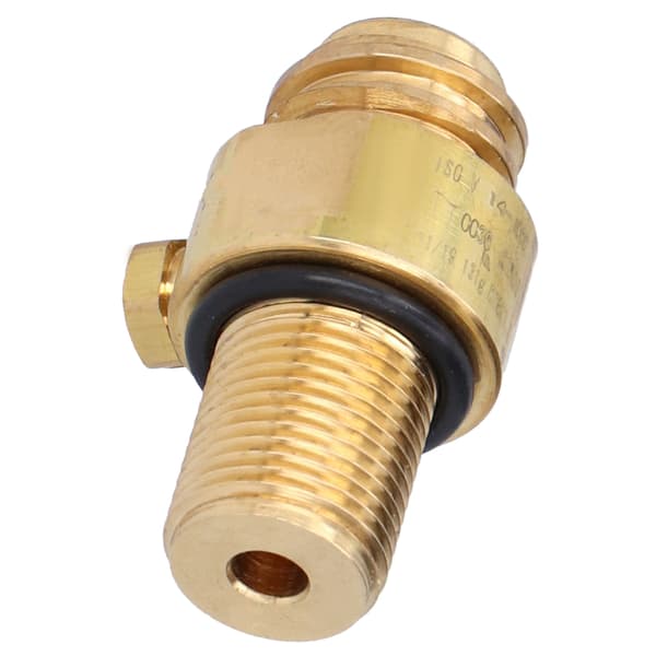 M18x1,5 Threaded CO2 Cylinder Refill Adapter Pin Valve Converter Soda Maker Accessory