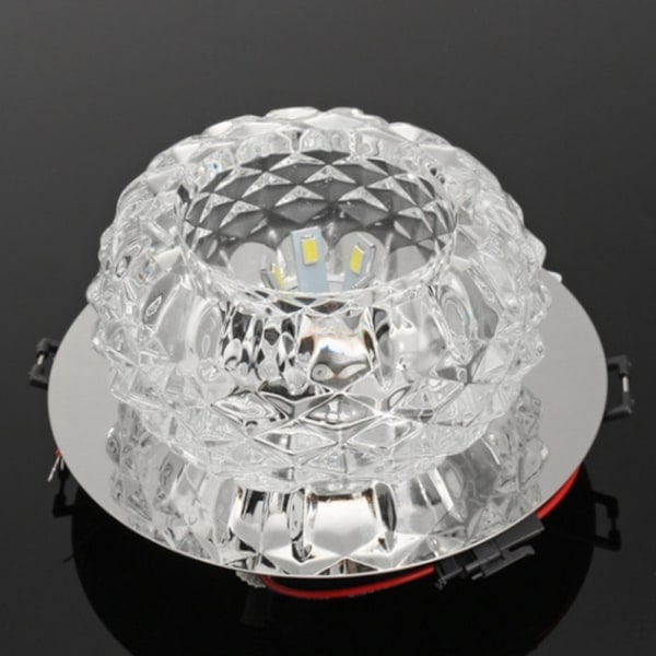 5W modern kristall LED-taklampa monterad LED-taklampa Hem Hall gångvägslampa