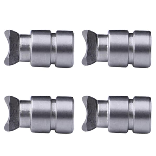 4x Crescent metallfiskerullar Crescent passar Abu Water Drop hjul BMAX SMAX PMAX Revo Silver