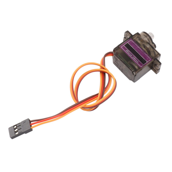 Mikroservo med dubbla kullager aluminiumväxlad styrservomotorsats Mini RC servo för RC flygplan Båtbilmodell