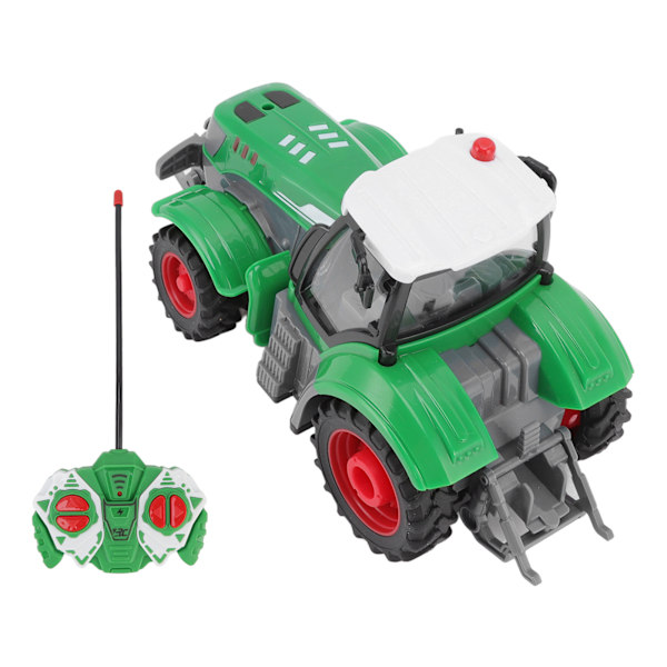 RC Farm Traktor 1:24 Skala Dæmpende Fjeder Høj Simulering 27MHZ Multifunktionel RC Landbrugslastbil til Børn over 3