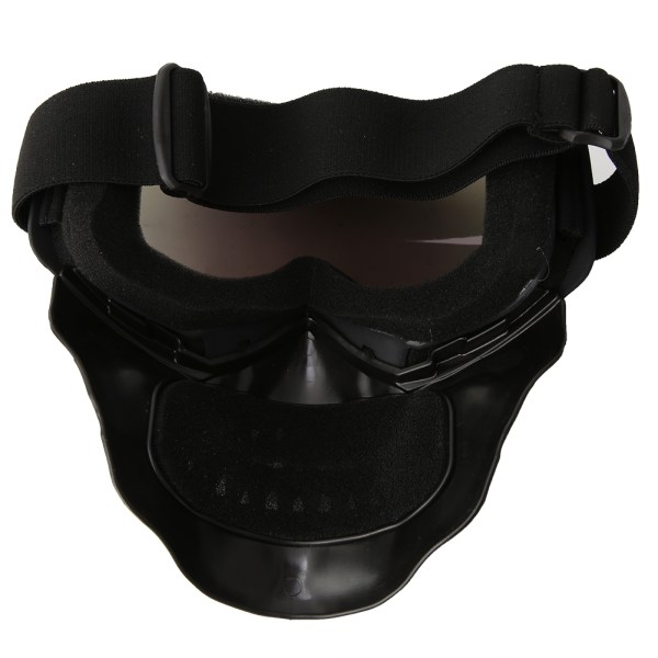 Udendørs aftagelige motorcykelbriller hjelm maske ski sport motorcykel racerbriller (farverig)
