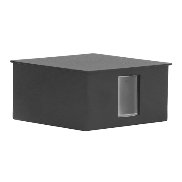 Beam Wall Light Quadrate Design Retro Warm Light 3W Unilateral Lighting LED Vägglampa AC85 till 265V för Hotel Black Shell