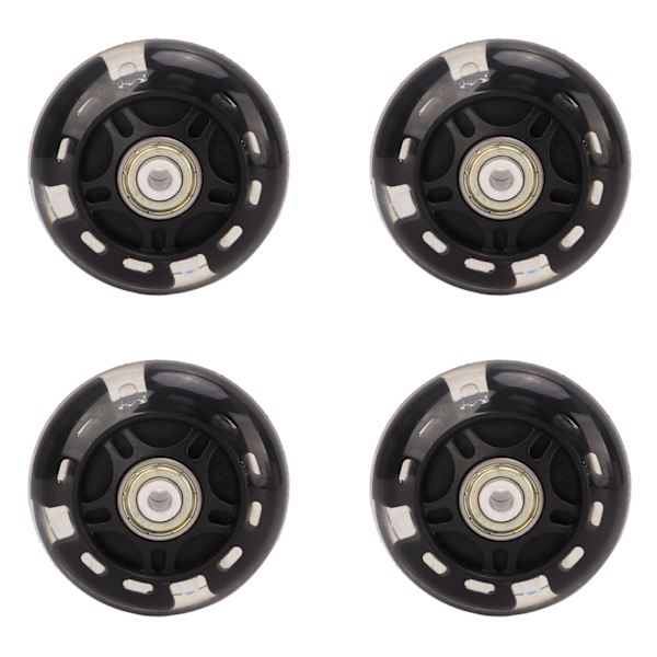 4 ST Inline Skate Flash Wheel Rulleskøjter PU-hjul Erstatningshjul 69mm