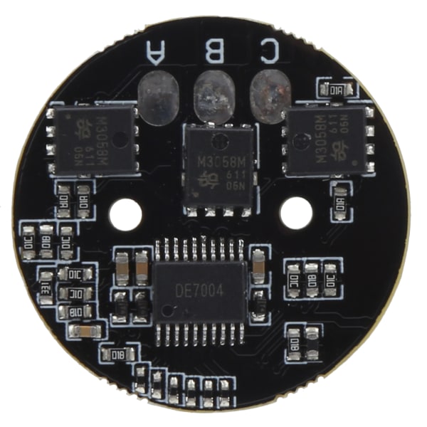 12V 24V kaksisuuntainen harjaton ESC 30A pyöreä elektroninen nopeudensäädin RC-veneeseen