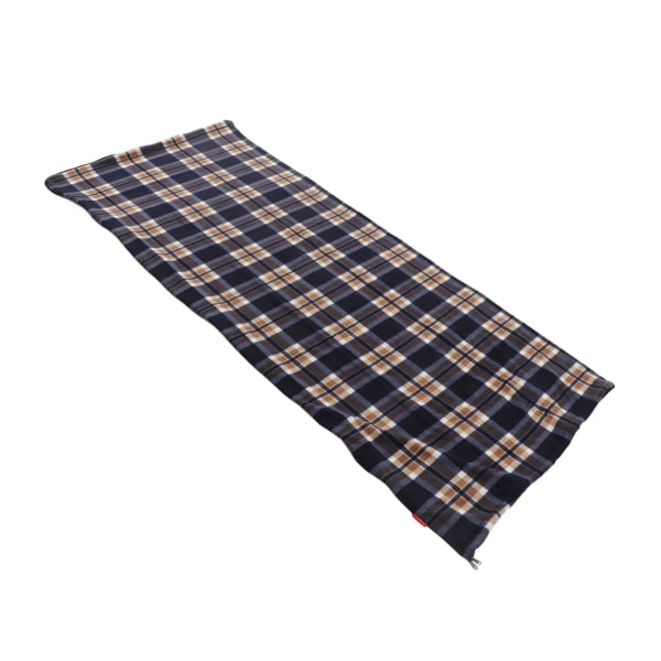 Fleece Sovepose, Bærbar Rejsevarm Sovepose til Voksne, Udendørs Camping, Vandreture, Klatring, Marineblå Rute