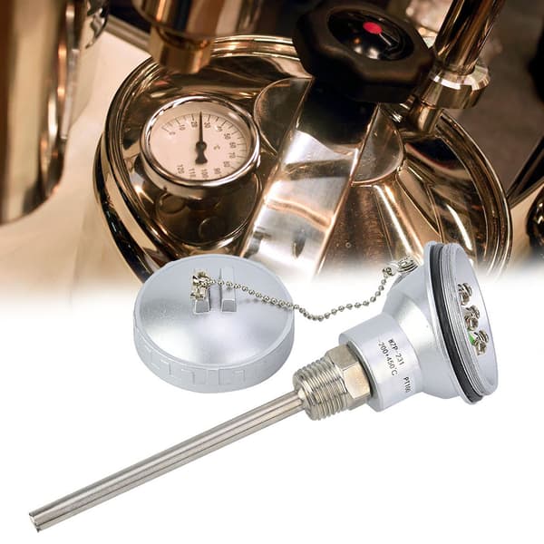 RTD PT100 Temperaturføler Probe 1/2\" NPT Gjenge Termoelement Terminalhode (PT 100mm)