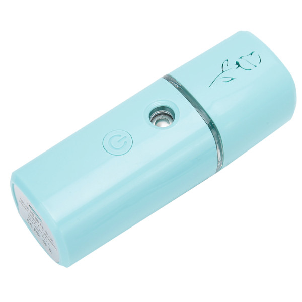 Nano Mist Sprayer Bärbar Inbyggt batteri Skönhet Fuktighetskräm Ansikte Kall Sprayverktyg (Ljusgrön)