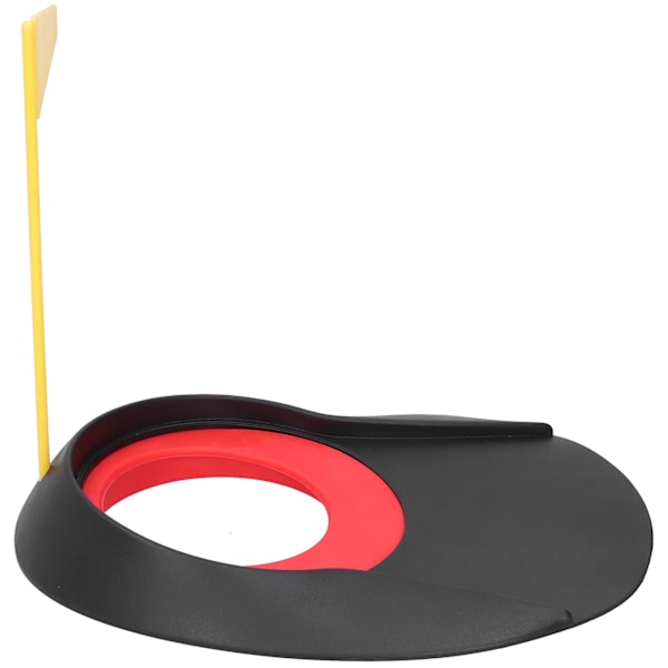 Golf Putting Cup Träningsplattform Inomhus Putter Regleringskopp med Hål och Flagga